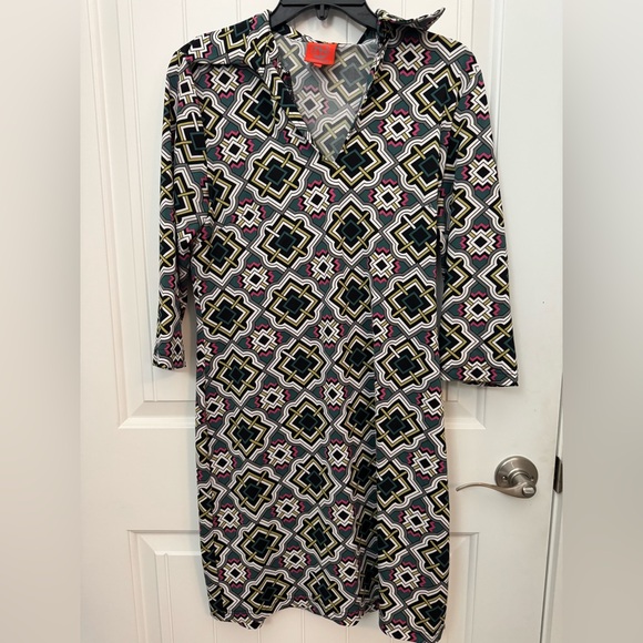 Tracy Negoshian Dresses & Skirts - Tracy Negoshian Black and White Sheath Dress 3/4 Sleeve 80’s dress vintage - d